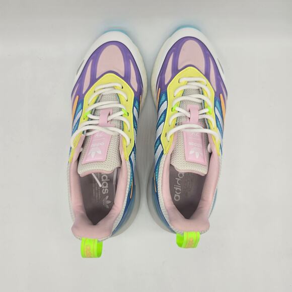 Adidas ZX 2K Boost 2.0 Running Shoes Athletic Training Sneakers GZ7502 Size 7 - Picture 4 of 9